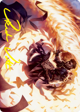 Revel in Silence Art Card (Gold-Stamped Signature) [Strixhaven: School of Mages Art Series] | Exor Games New Glasgow