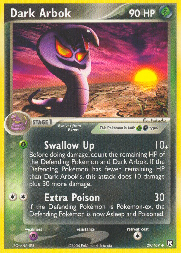 Dark Arbok (29/109) [EX: Team Rocket Returns] | Exor Games New Glasgow