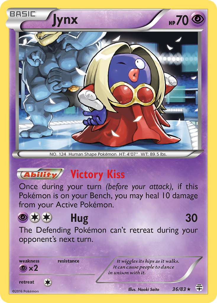 Jynx (36/83) [XY: Generations] | Exor Games New Glasgow