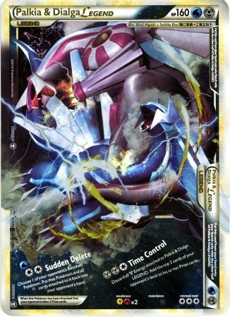 Palkia & Dialga LEGEND (101/102) (Jumbo Card) [HeartGold & SoulSilver: Triumphant] | Exor Games New Glasgow