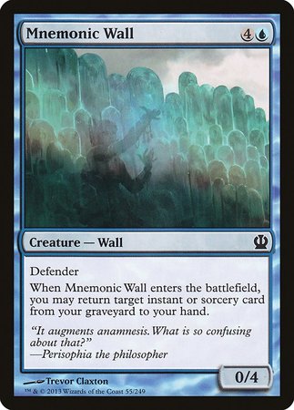 Mnemonic Wall [Theros] | Exor Games New Glasgow