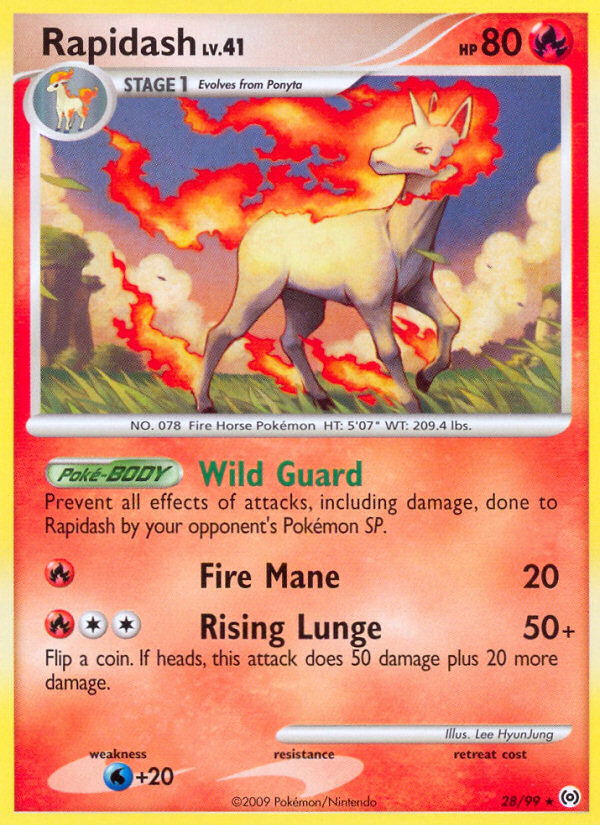 Rapidash (28/99) [Platinum: Arceus] | Exor Games New Glasgow