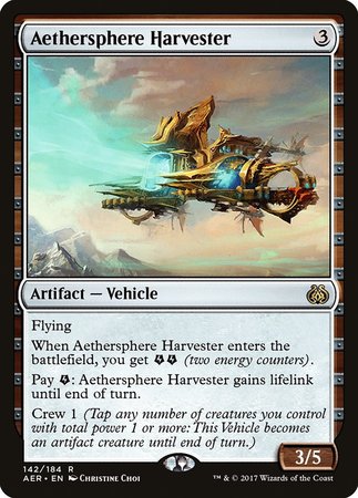 Aethersphere Harvester [Aether Revolt] | Exor Games New Glasgow