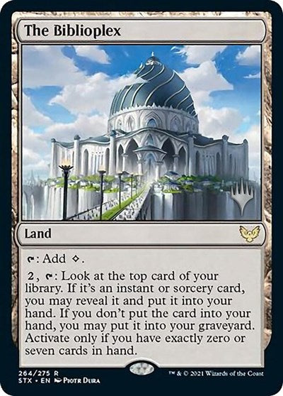 The Biblioplex (Promo Pack) [Strixhaven: School of Mages Promos] | Exor Games New Glasgow