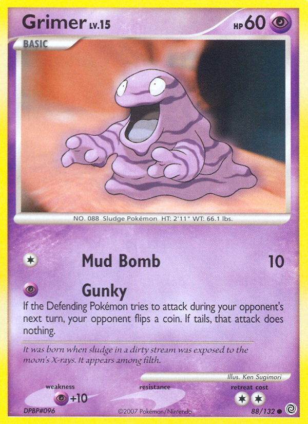 Grimer (88/132) [Diamond & Pearl: Secret Wonders] | Exor Games New Glasgow