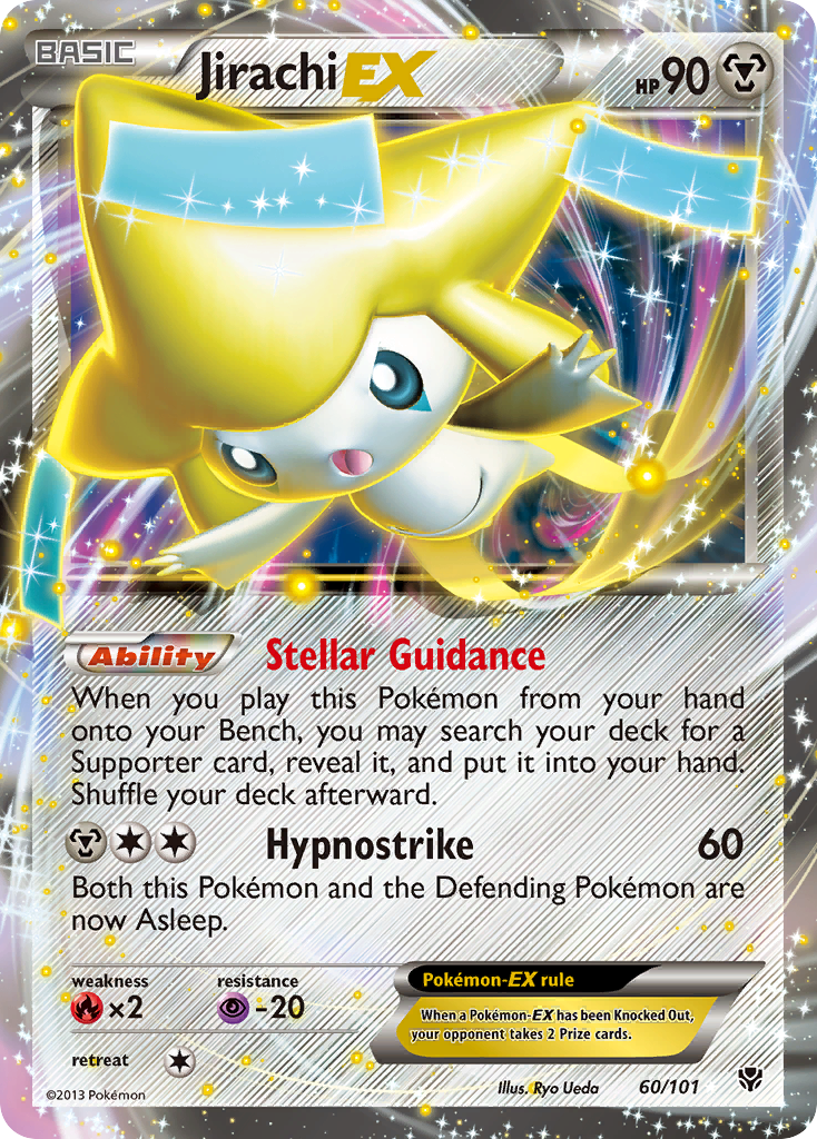 Jirachi EX (60/101) [Black & White: Plasma Blast] | Exor Games New Glasgow