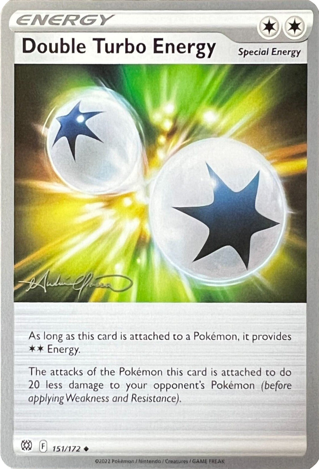 Double Turbo Energy (151/172) (The Shape of Mew - Andre Chiasson) [World Championships 2022] | Exor Games New Glasgow