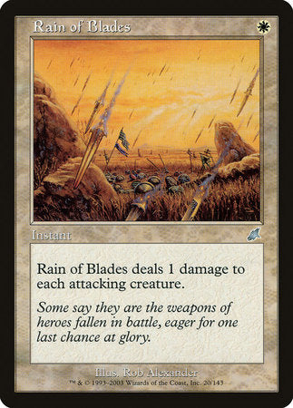 Rain of Blades [Scourge] | Exor Games New Glasgow