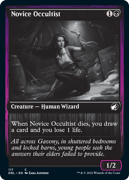 Novice Occultist [Innistrad: Double Feature] | Exor Games New Glasgow