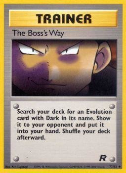 The Boss's Way (73/82) [Team Rocket Unlimited] | Exor Games New Glasgow