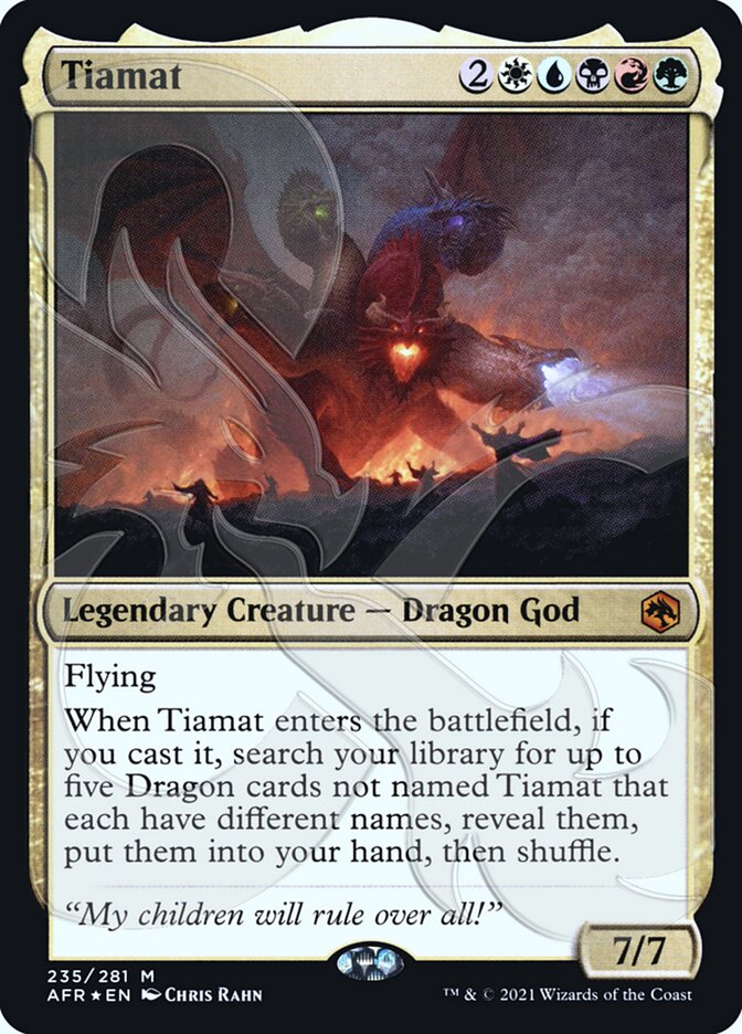 Tiamat (Ampersand Promo) [Dungeons & Dragons: Adventures in the Forgotten Realms Promos] | Exor Games New Glasgow