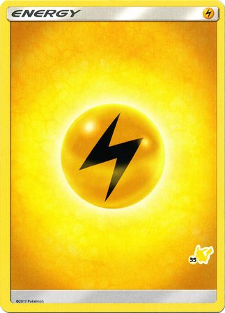 Lightning Energy (Pikachu Stamp #35) [Battle Academy 2020] | Exor Games New Glasgow