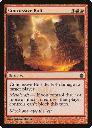 Concussive Bolt [Mirrodin Besieged] | Exor Games New Glasgow