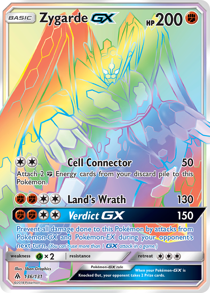 Zygarde GX (136/131) [Sun & Moon: Forbidden Light] | Exor Games New Glasgow