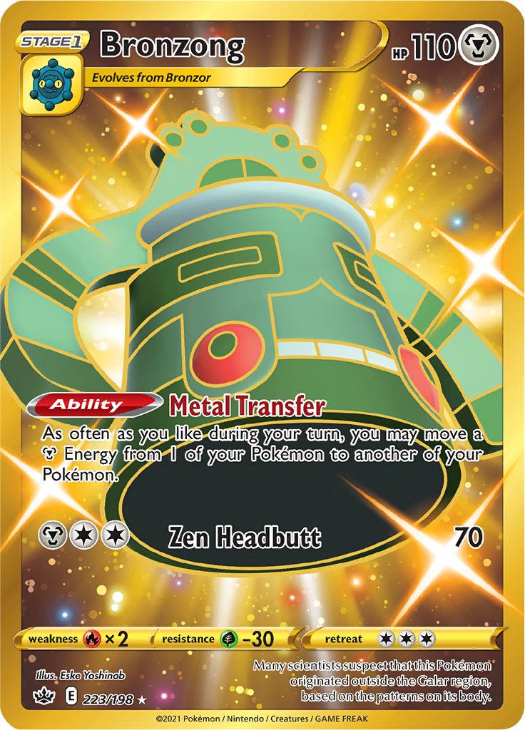 Bronzong (223/198) [Sword & Shield: Chilling Reign] | Exor Games New Glasgow