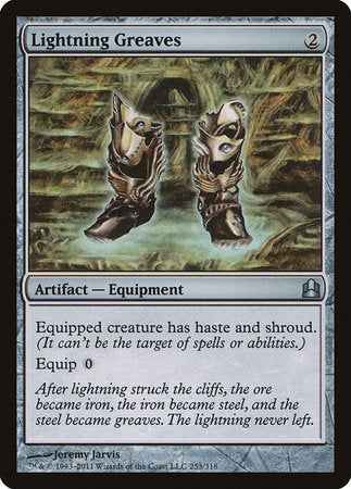 Lightning Greaves [Commander 2011] | Exor Games New Glasgow