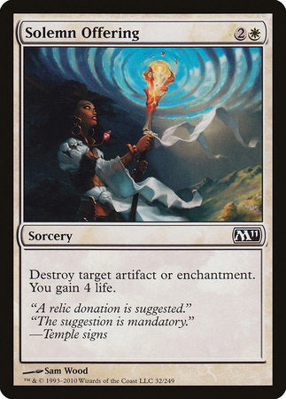 Solemn Offering [Magic 2011] | Exor Games New Glasgow