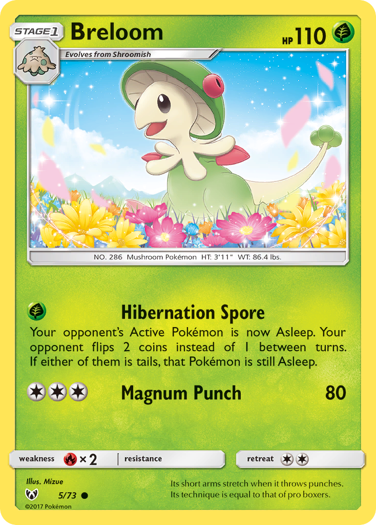 Breloom (5/73) [Sun & Moon: Shining Legends] | Exor Games New Glasgow