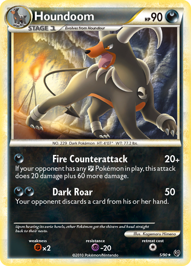 Houndoom (5/90) [HeartGold & SoulSilver: Undaunted] | Exor Games New Glasgow