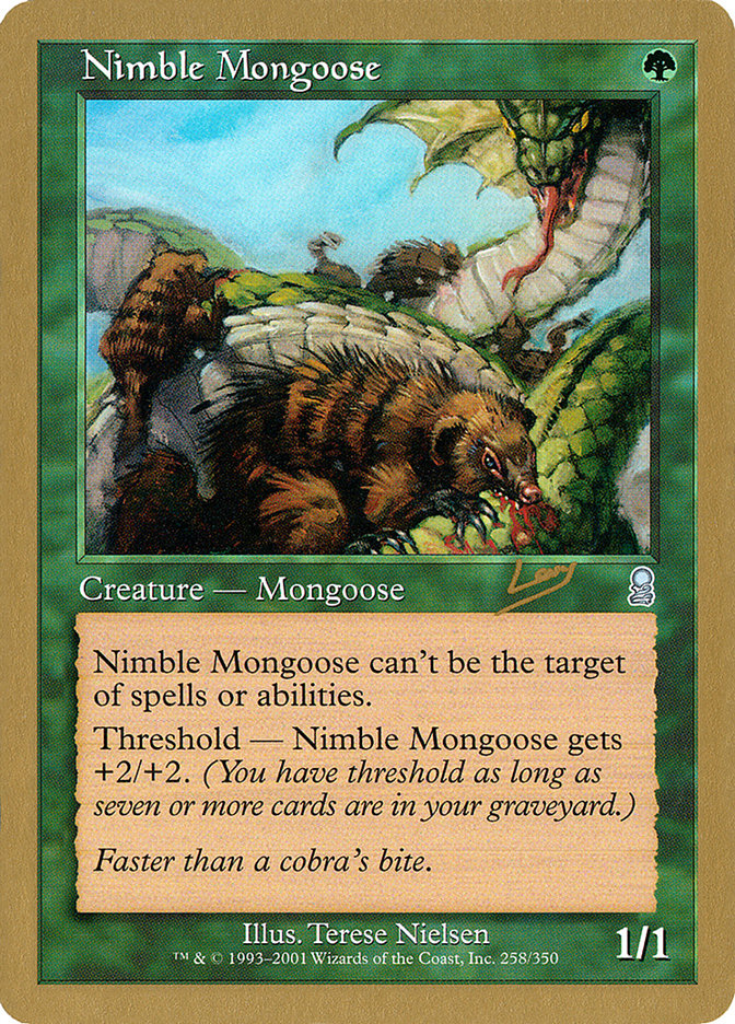 Nimble Mongoose (Raphael Levy) [World Championship Decks 2002] | Exor Games New Glasgow