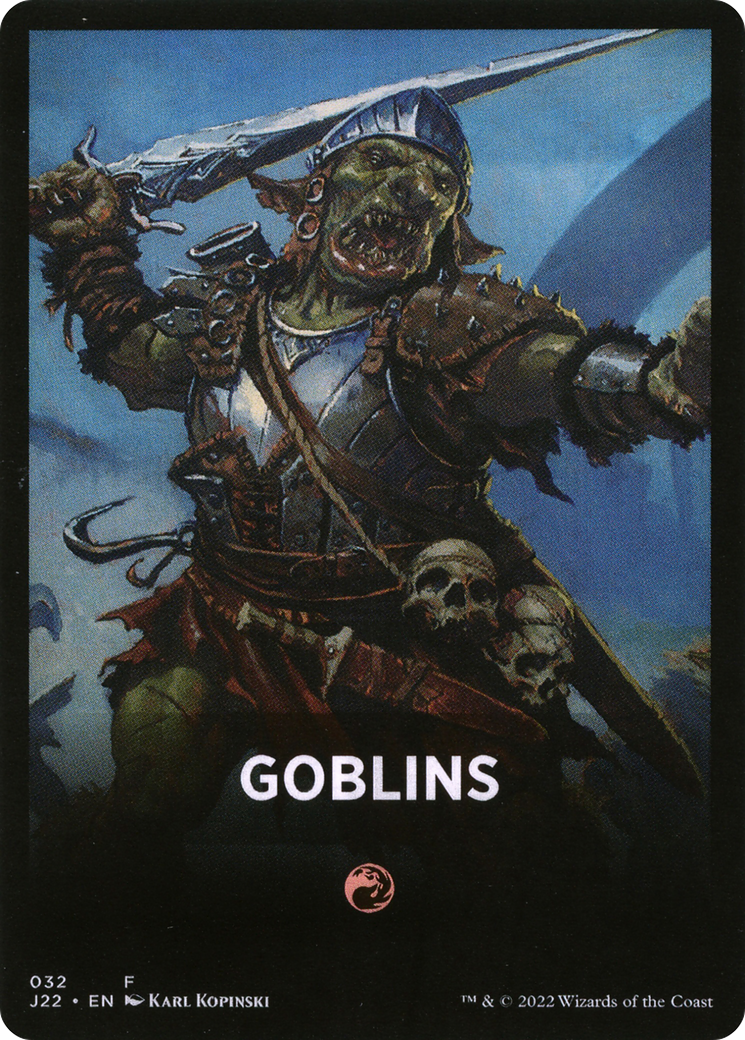 Goblins Theme Card [Jumpstart 2022 Front Cards] | Exor Games New Glasgow