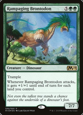 Rampaging Brontodon (2018 Gift Pack) [M19 Gift Pack] | Exor Games New Glasgow