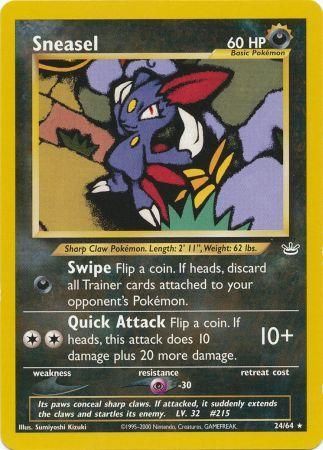 Sneasel (24/64) [Neo Revelation Unlimited] | Exor Games New Glasgow