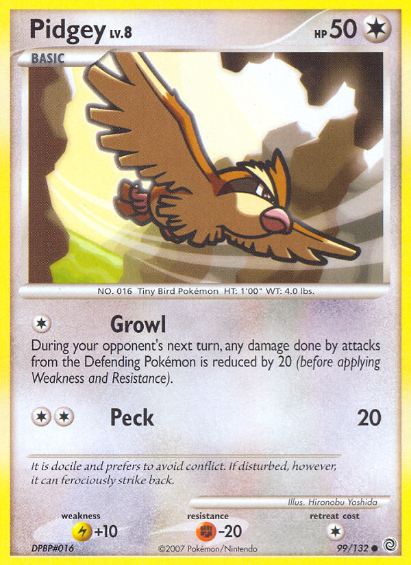 Pidgey (99/132) [Diamond & Pearl: Secret Wonders] | Exor Games New Glasgow