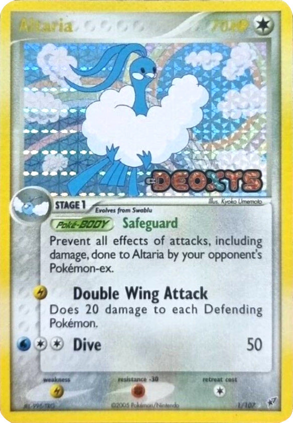 Altaria (1/107) (Stamped) [EX: Deoxys] | Exor Games New Glasgow