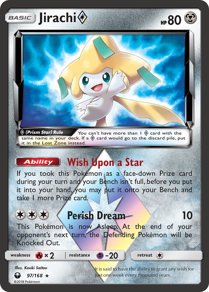 Jirachi (97/168) (Prism Star) [Sun & Moon: Celestial Storm] | Exor Games New Glasgow