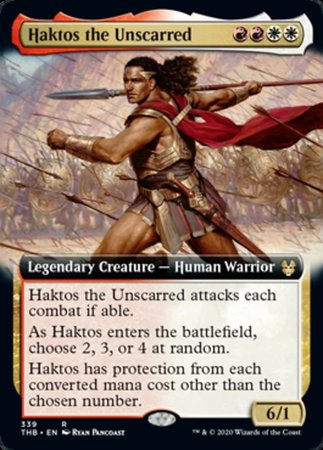 Haktos the Unscarred (Extended Art) [Theros Beyond Death] | Exor Games New Glasgow