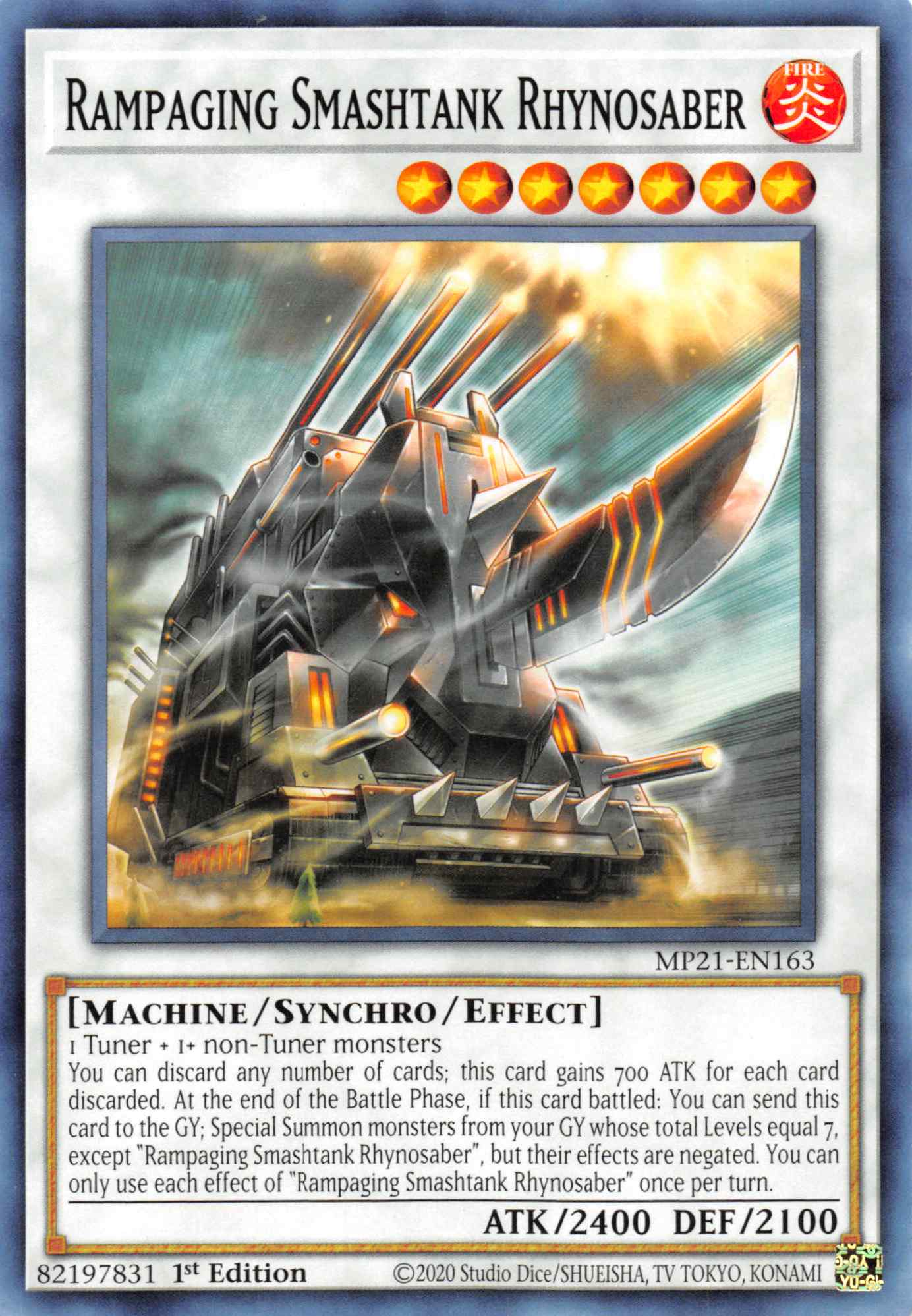 Rampaging Smashtank Rhynosaber [MP21-EN163] Common | Exor Games New Glasgow