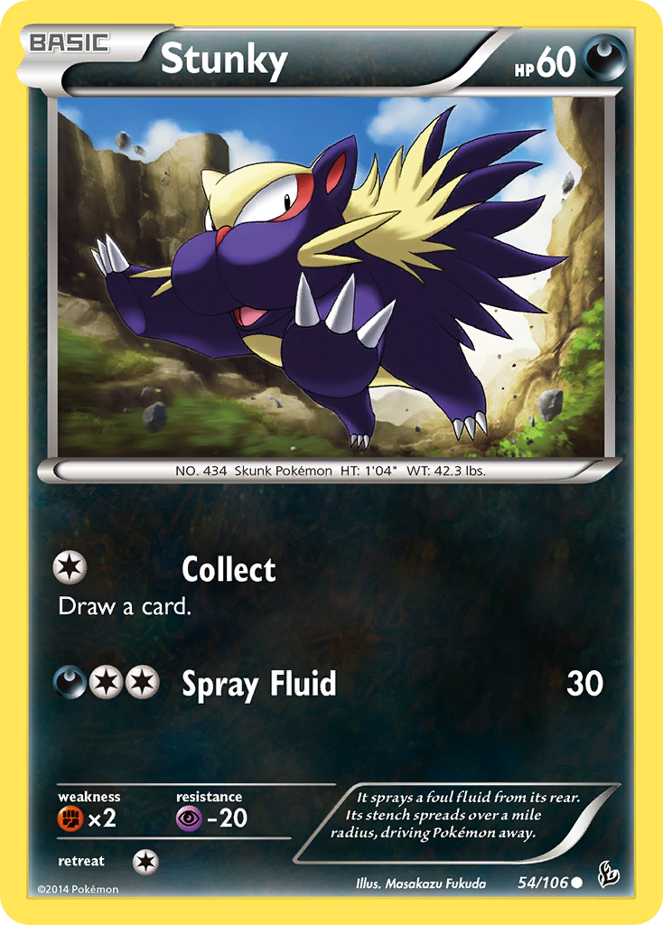 Stunky (54/106) [XY: Flashfire] | Exor Games New Glasgow