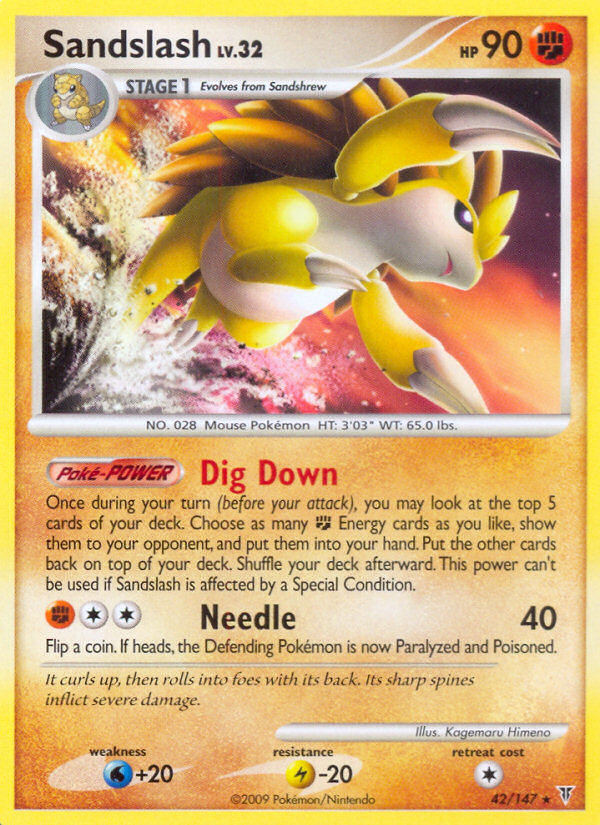 Sandslash (42/147) [Platinum: Supreme Victors] | Exor Games New Glasgow