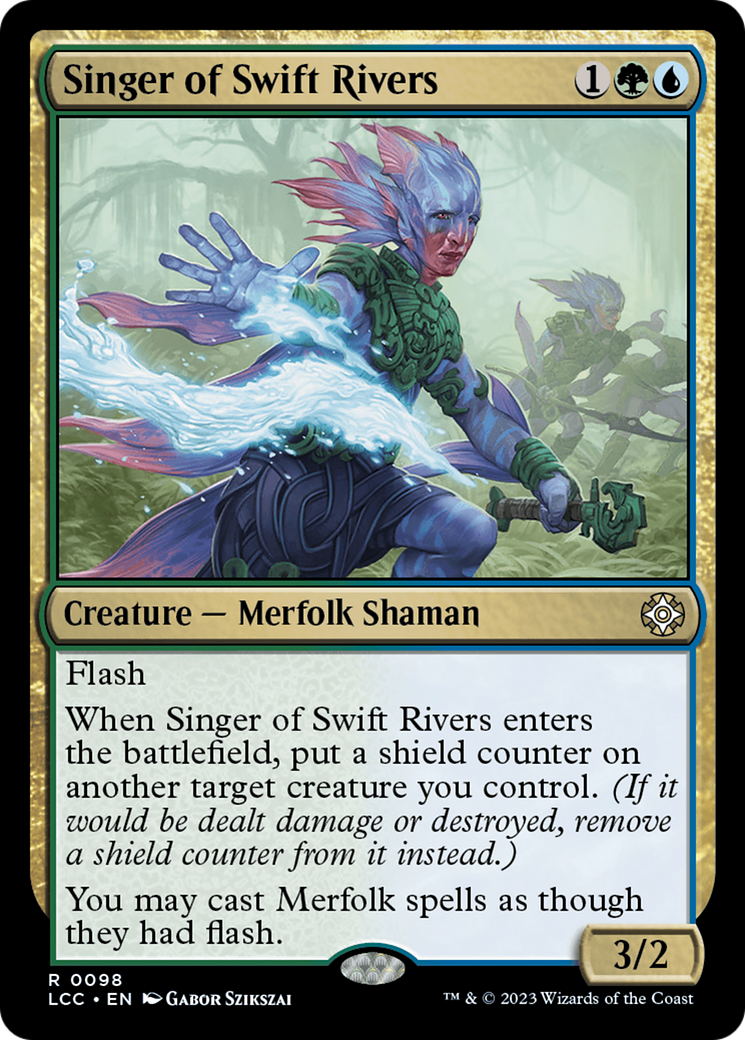 Singer of Swift Rivers [The Lost Caverns of Ixalan Commander] | Exor Games New Glasgow