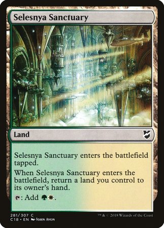 Selesnya Sanctuary [Commander 2018] | Exor Games New Glasgow