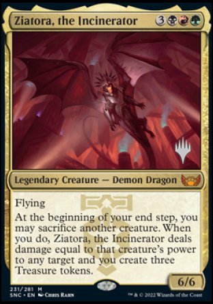 Ziatora, the Incinerator (Promo Pack) [Streets of New Capenna Promos] | Exor Games New Glasgow