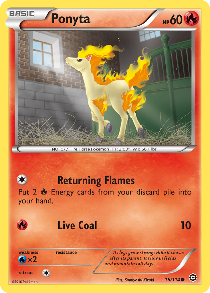 Ponyta (16/114) [XY: Steam Siege] | Exor Games New Glasgow