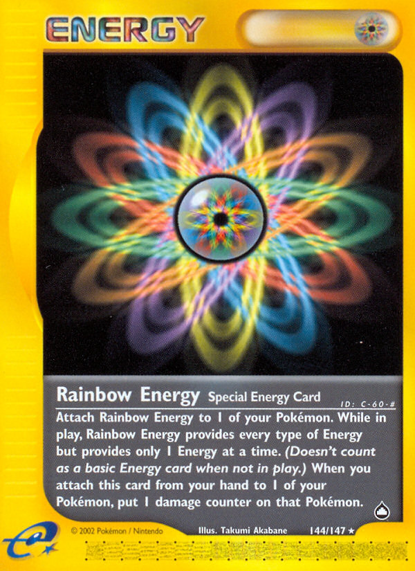 Rainbow Energy (144/147) [Aquapolis] | Exor Games New Glasgow