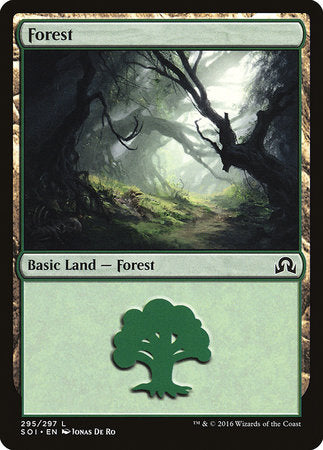 Forest (295) [Shadows over Innistrad] | Exor Games New Glasgow