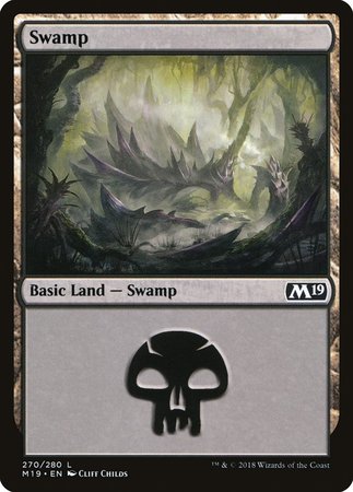 Swamp (270) [Core Set 2019] | Exor Games New Glasgow