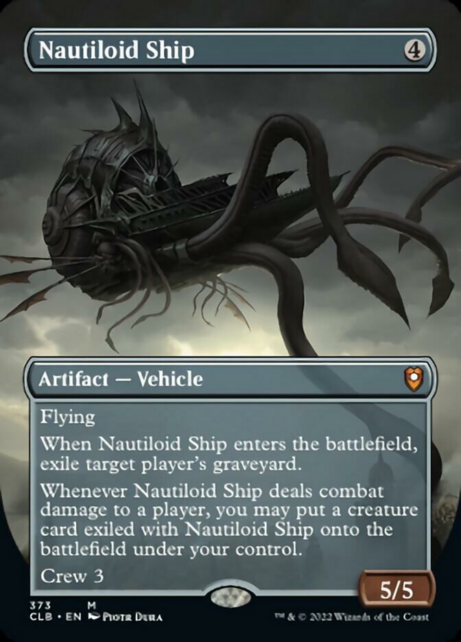 Nautiloid Ship (Borderless Alternate Art) [Commander Legends: Battle for Baldur's Gate] | Exor Games New Glasgow