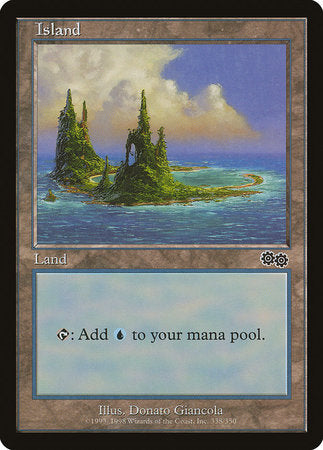 Island (338) [Urza's Saga] | Exor Games New Glasgow