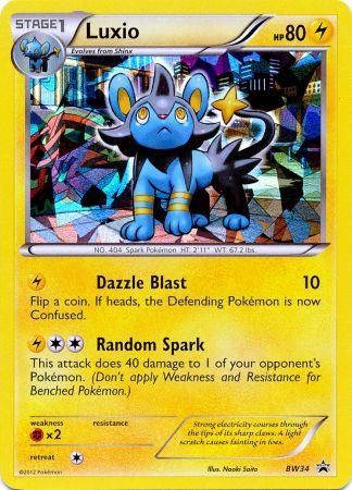 Luxio (BW34) (Cracked Ice Holo) [Black & White: Black Star Promos] | Exor Games New Glasgow