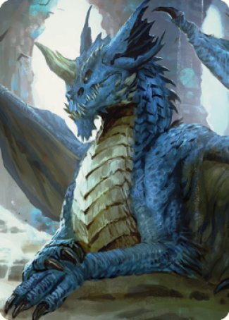 Young Blue Dragon Art Card [Commander Legends: Battle for Baldur's Gate Art Series] | Exor Games New Glasgow