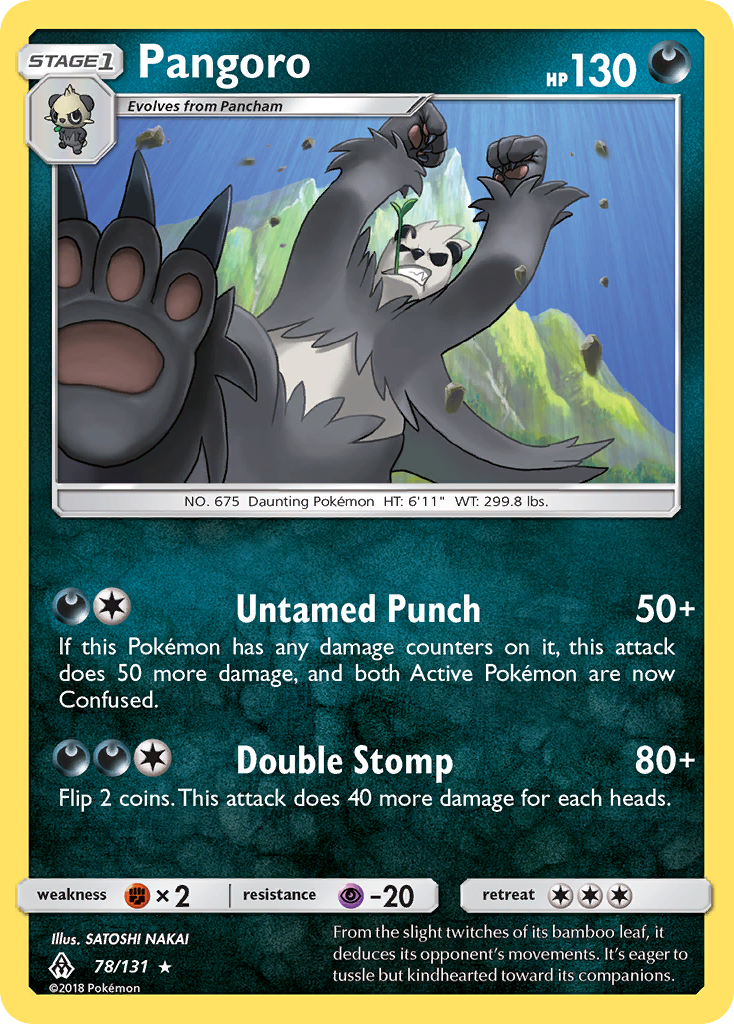 Pangoro (78/131) [Sun & Moon: Forbidden Light] | Exor Games New Glasgow