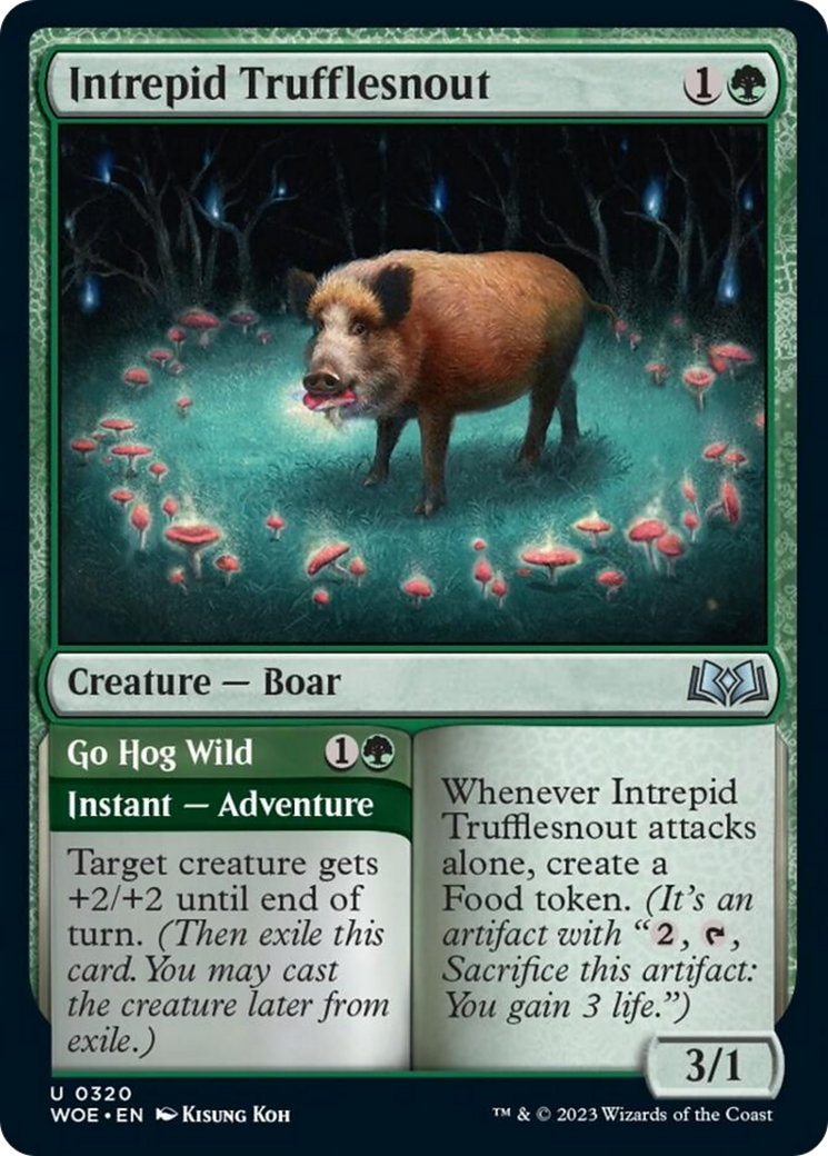 Intrepid Trufflesnout // Go Hog Wild [Wilds of Eldraine] | Exor Games New Glasgow