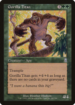 Gorilla Titan [Odyssey] | Exor Games New Glasgow