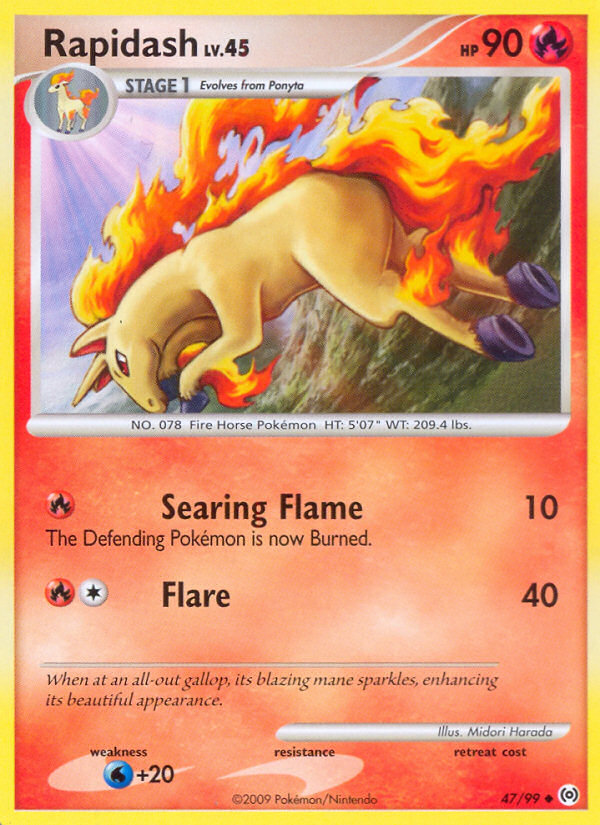 Rapidash (47/99) [Platinum: Arceus] | Exor Games New Glasgow