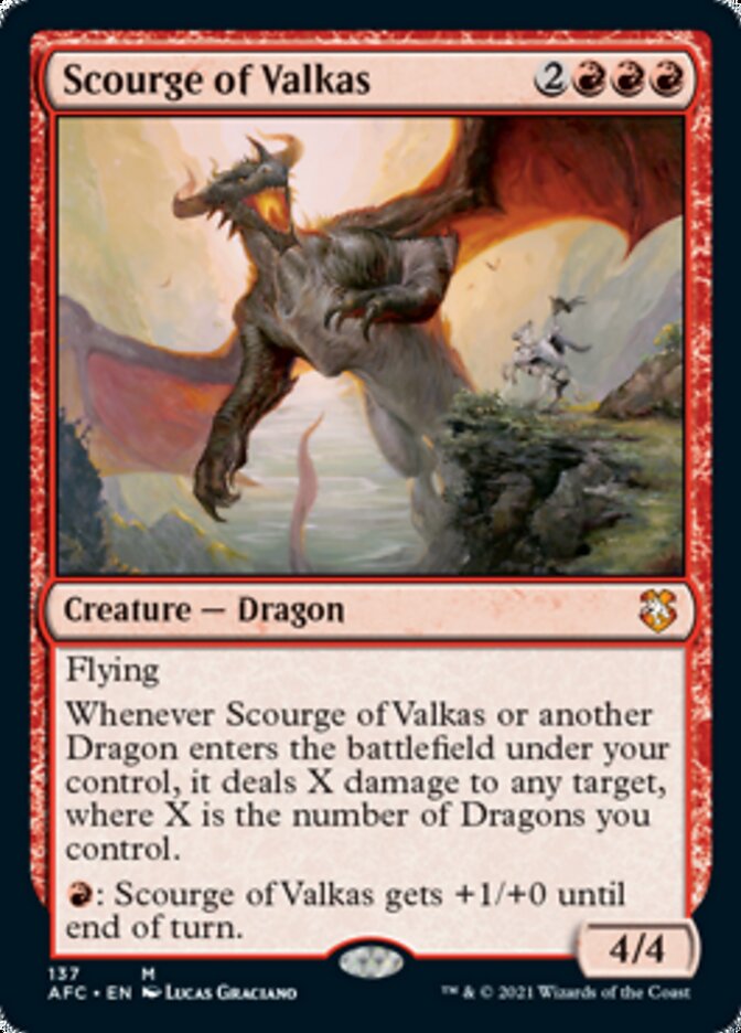 Scourge of Valkas [Dungeons & Dragons: Adventures in the Forgotten Realms Commander] | Exor Games New Glasgow